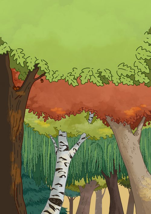 affiche Dire des Arbres